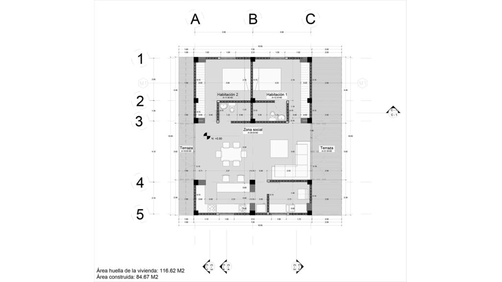 Casa Agudelo (Planta 1)